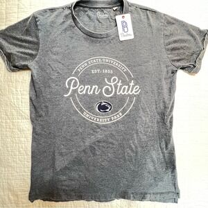 NWT Penn State University Distressed Short Sleeve T-Shirt Women's XL Football